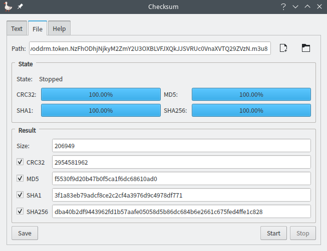 File Centipede Checksummen-Tool