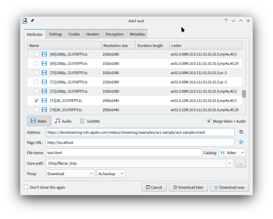 File Centipede HTTP confirm